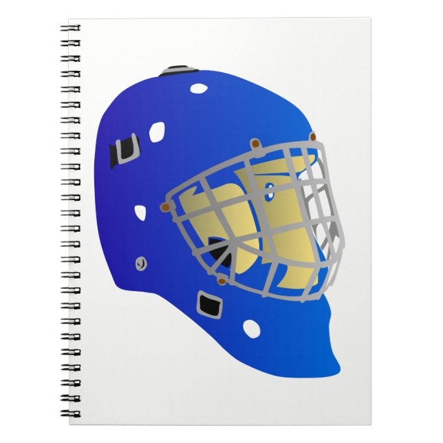 Goalie Mask Anteckningsbok (Framsidan)