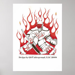 Goalieaffisch Poster