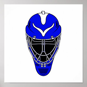 Goaliehjälmblått Poster