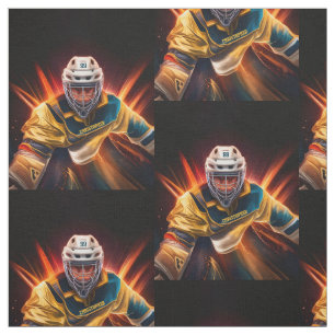 Goalkeeper Ice Hockey med ditt namn Goalie Tyg
