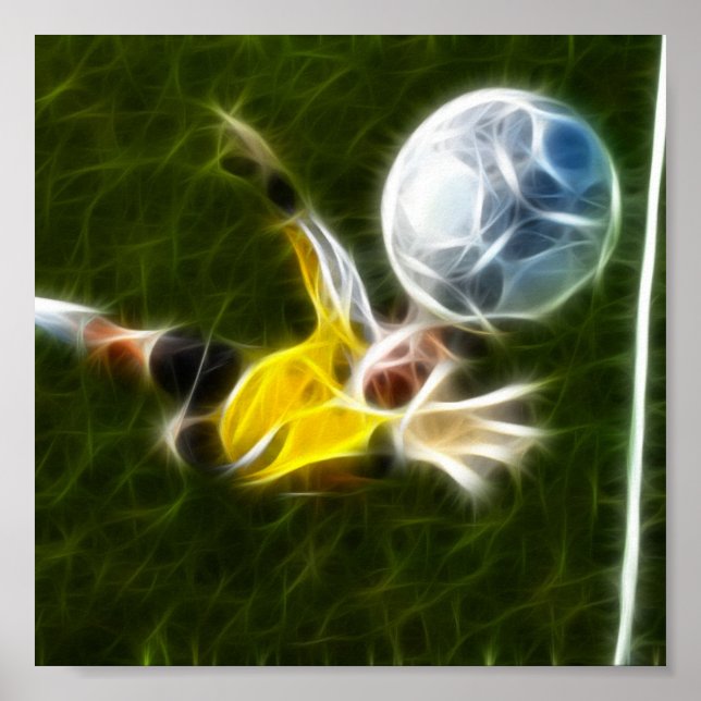 Goalkeeper in Action Poster (Framsidan)
