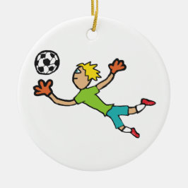 Goalkeeper Julgransprydnad Keramik