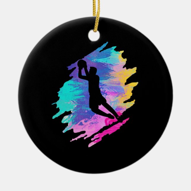 Goalkeeper Keeper Ocer Goalie Julgransprydnad Keramik (Framsidan)