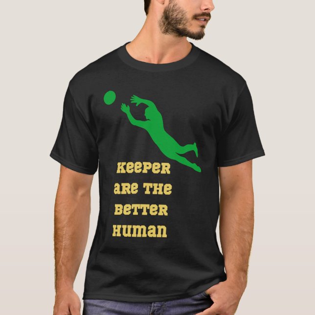 Goalkeeper Keeper T Shirt (Framsida)