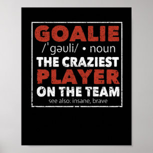 Goalkeeper lustig fotboll hockeyspelare måltavlare poster