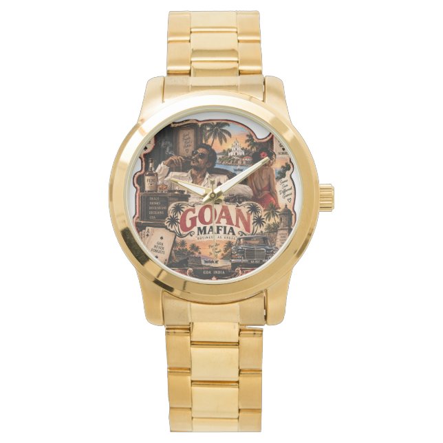 Goan Mafia – Goa Pride Armbandsur (Framsida)