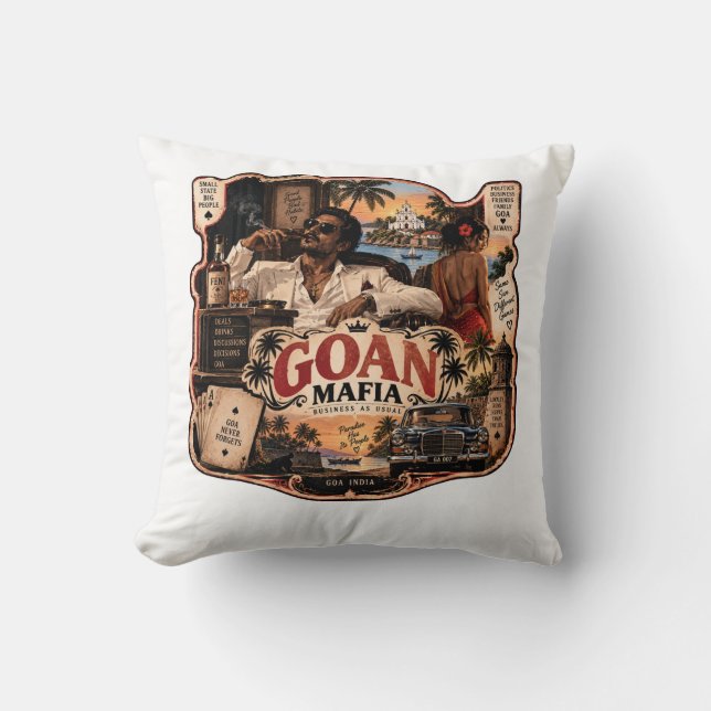 Goan Mafia – Goa Pride Kudde (Framsida)