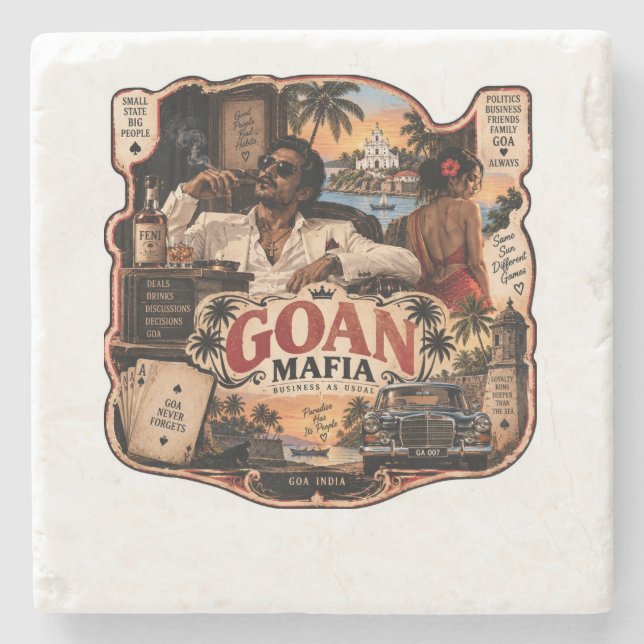 Goan Mafia – Goa Pride Stenunderlägg (Framsidan)
