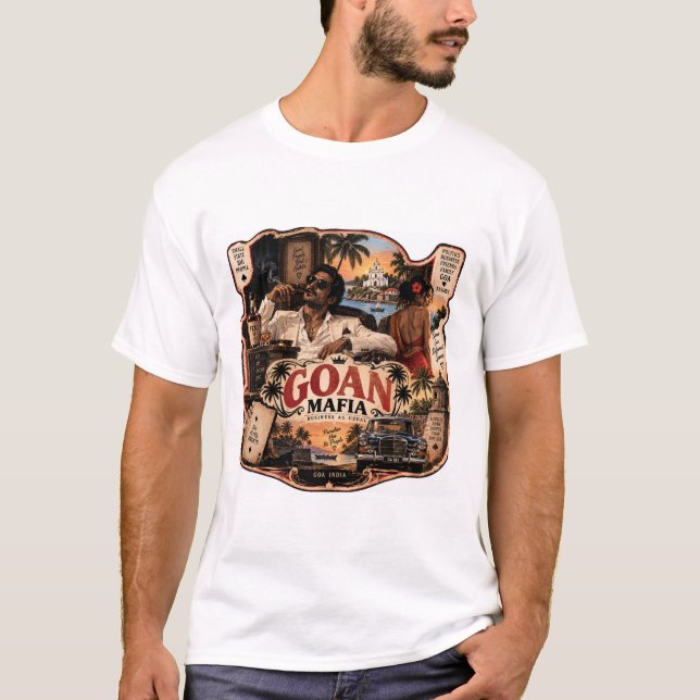 Goan Mafia – Goa Pride T Shirt (Framsida)