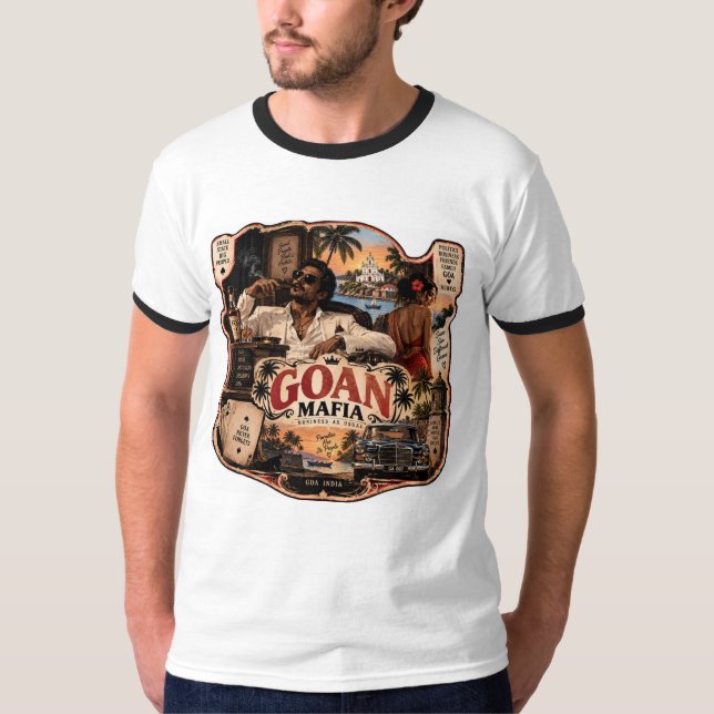 Goan Mafia – Goa Pride T Shirt (Framsida)