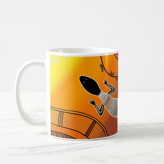 Goanna Dreaming Kaffemugg (Vänster)