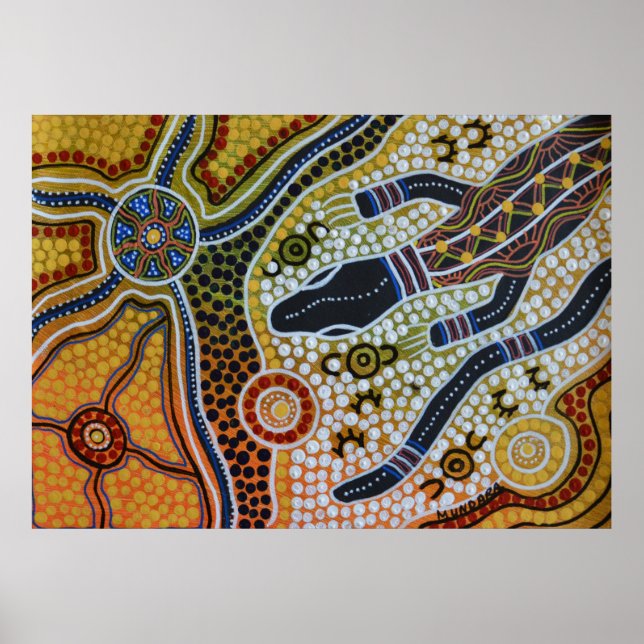 goanna Dreaming Poster (Framsidan)