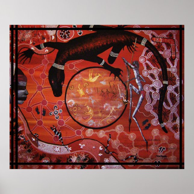 Goanna Dreaming Poster (Framsidan)