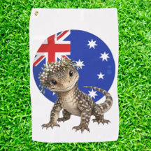 Goanna Lite stycke Australien golfhandduk