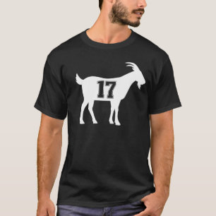 Goat 17 G.O.A.T. Nummer Seventeen Goat T Shirt