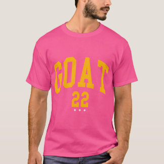 Goat 22 Basketball nummer 22 Basketball T Shirt