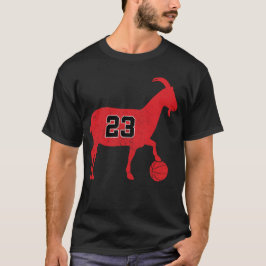 GOAT 23 Lustigt Basketball T Shirt