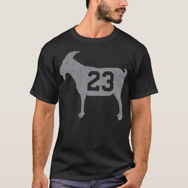 GOAT 23 Vintage Jordan Pullover T Shirt (Framsida)