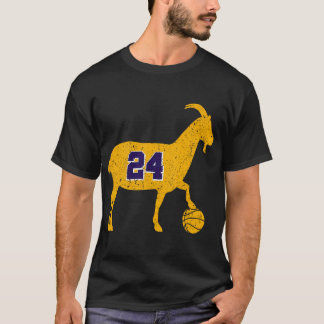 Goat 24 Shirt För manar Women Kids Funny Basketbal T Shirt