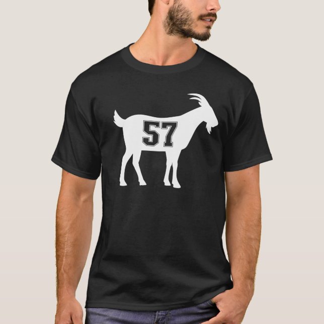 Goat 57 G.O.A.T. nummer 57.7 Getter T Shirt (Framsida)