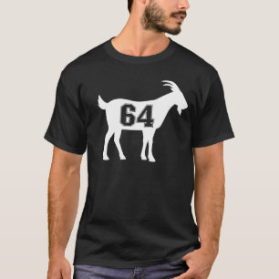 Goat 64 G.O.A.T. Nummer 64-getter T Shirt