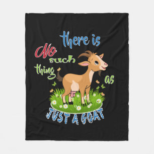 GOAT ÄLSKARE Bara en Goat GetYerGoat™ Fleecefilt