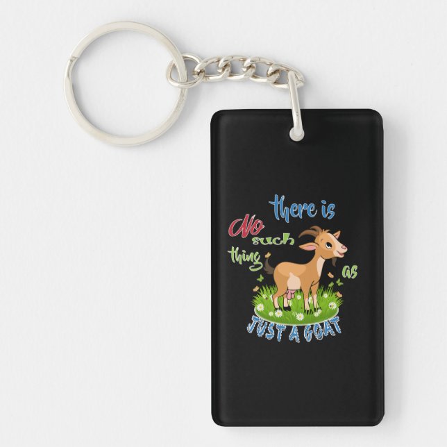 GOAT ÄLSKARE | Bara en Goat GetYerGoat™ Nyckelring (Framsidan)