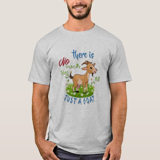 GOAT ÄLSKARE | Bara en Goat GetYerGoat™ T-shirt (Framsida)