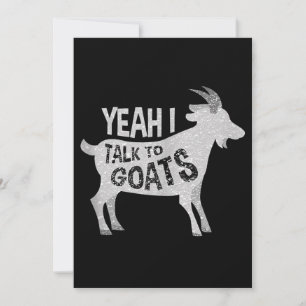 Goat Älskare Goat Joke Gift Spara Datumet