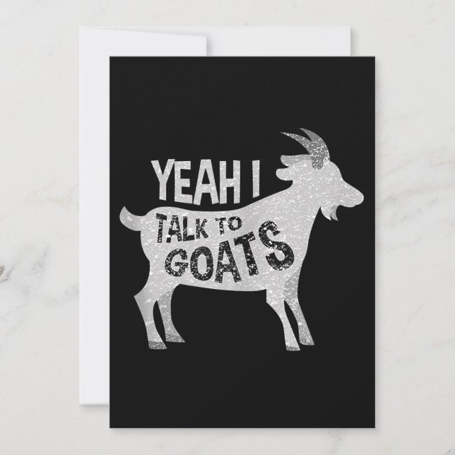 Goat Älskare Goat Joke Gift Spara Datumet (Framsida)