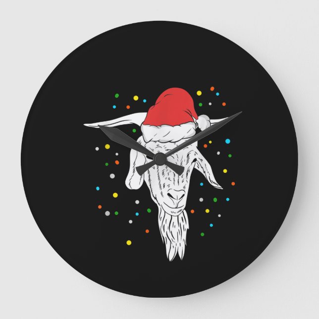 Goat Älskare-Helgdagar vid jul Stor Klocka (Framsida)