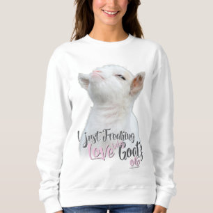 GOAT ÄLSKARE   Jag fryser bara KÄRLEK Baby Goats O Tee Shirt