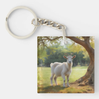 Goat Älskare Keychain
