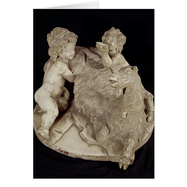 Goat Amalthea, c.1615 Hälsningskort (Framsidan)