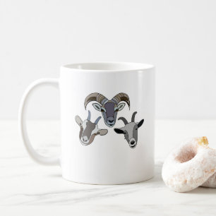 Goat Animal Funny Goat Kaffemugg