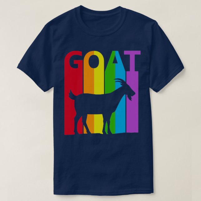 Goat Animal Silhouette  T Shirt (Design framsida)