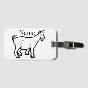 Goat Animal Thunder_Cove Bagagebricka
