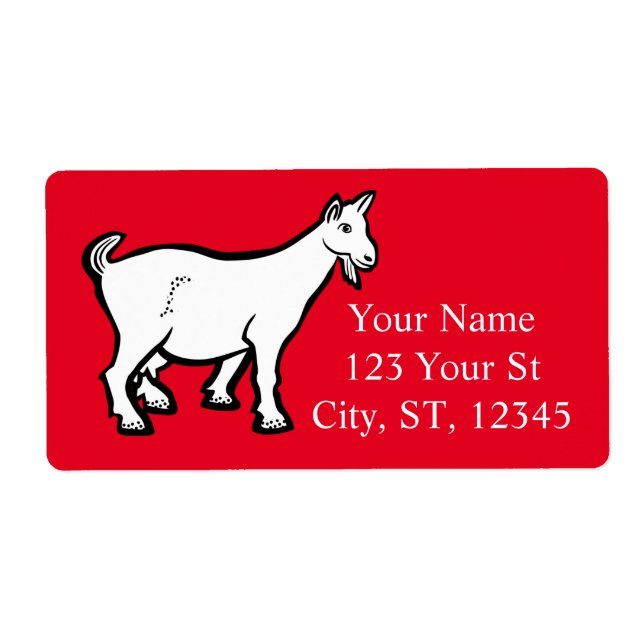 Goat Animal Thunder_Cove Fraktsedel (Framsidan)