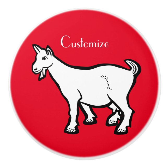 Goat Animal Thunder_Cove Knopp (Framsidan)