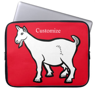 Goat Animal Thunder_Cove Laptop Fodral