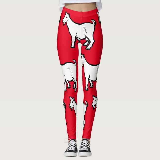 Goat Animal Thunder_Cove Leggings (Framsida)