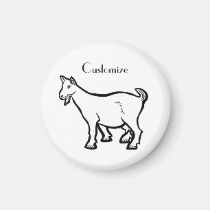 Goat Animal Thunder_Cove Magnet