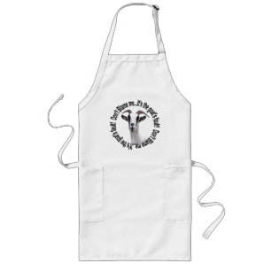 Goat Aprons för Pappor Långt Förkläde