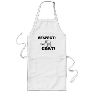 Goat Aprons för Pappor Långt Förkläde