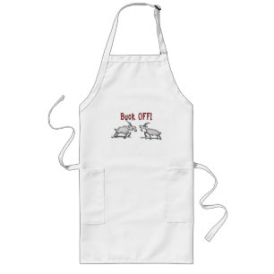 Goat Aprons för Pappor Långt Förkläde