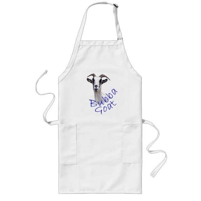 Goat Aprons för Pappor Långt Förkläde (Framsidan)