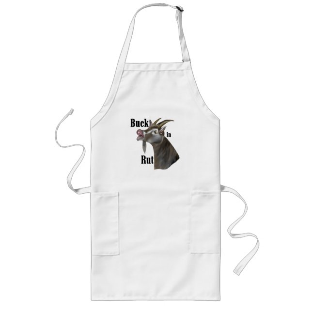 Goat Aprons för Pappor Långt Förkläde (Framsidan)
