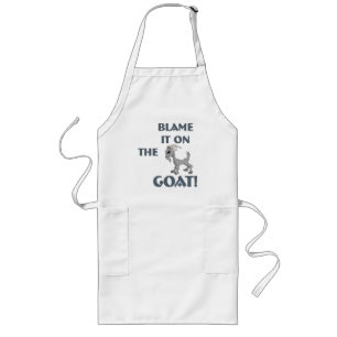 Goat Aprons för Pappor Långt Förkläde
