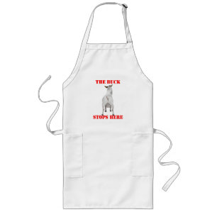Goat Aprons för Pappor Långt Förkläde