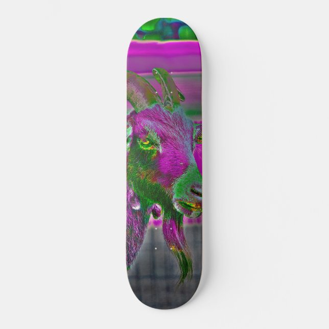 Goat Art Mini Skateboard Bräda 18,5 Cm (Framsida)
